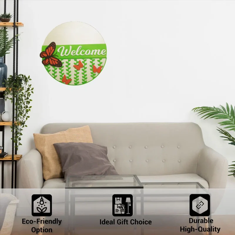 3D Butterfly welcome wall hanging spec
