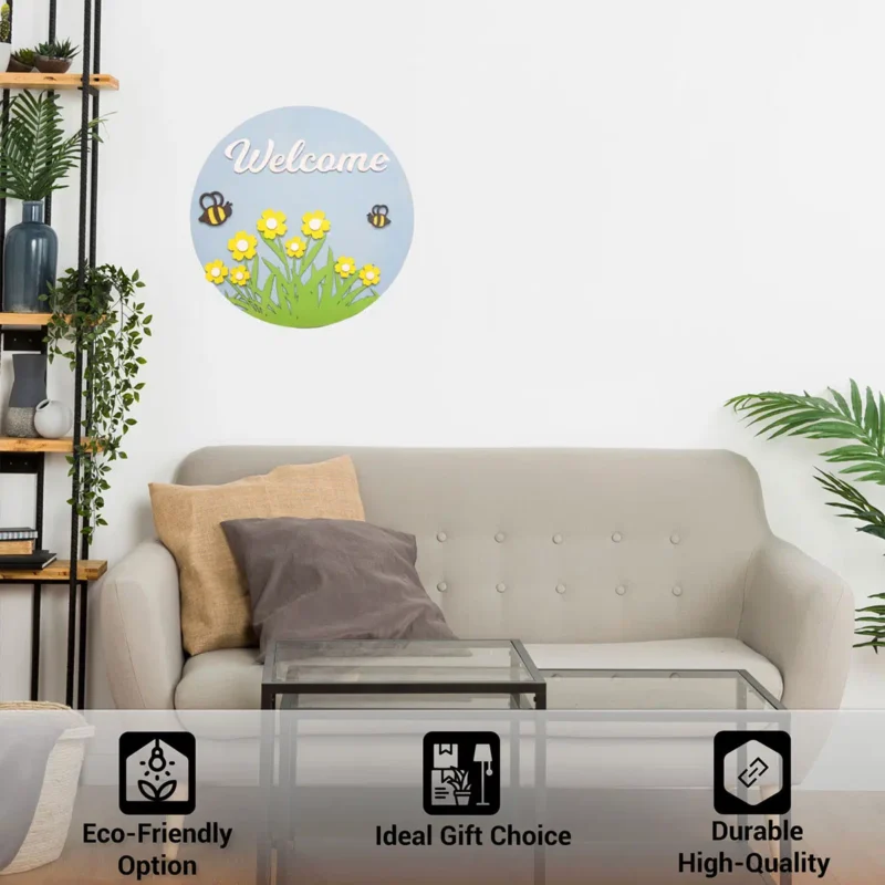 3D Flower Bee wall hanging spec