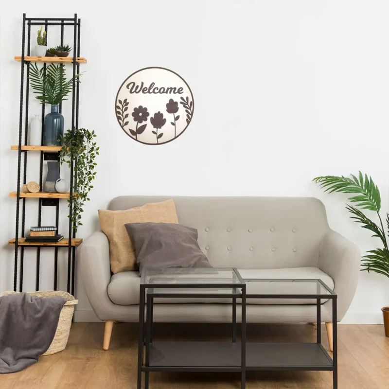 3D welcome wall hanging