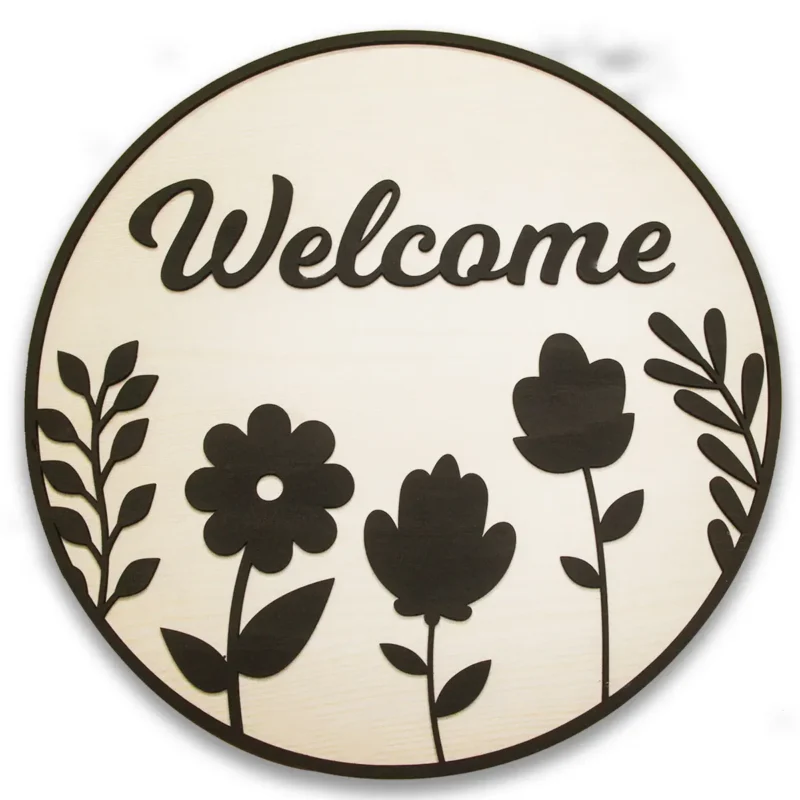 3D welcome wall hanging primary