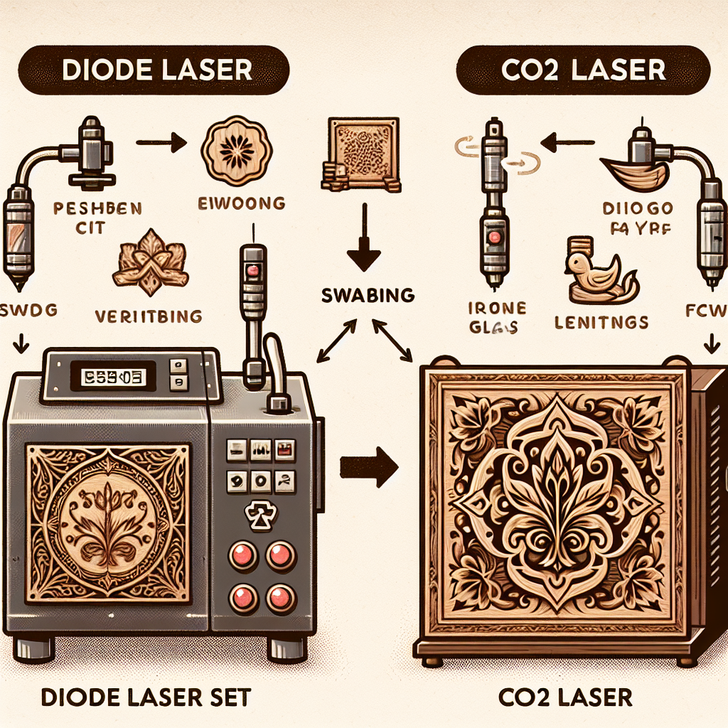 Diode Laser vs. CO2 Laser: Merits and Demerits for Home Decor Products