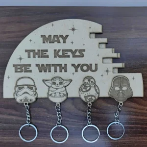 May the Force Be with You: Star Wars Characters Keychain Holder