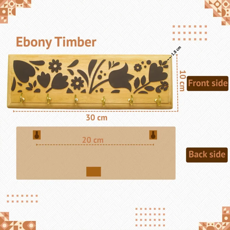 ebony key hanger size